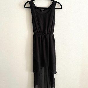 High low Black Dress